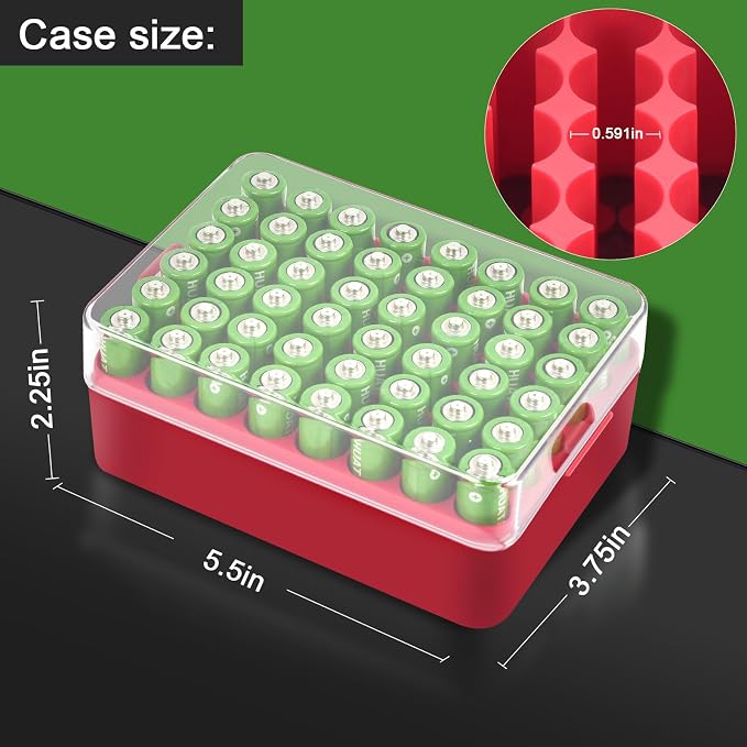 ALCYON Plastic Battery Storage Organizer - Image 4