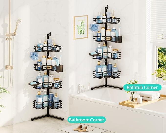 HapiRm Corner Shower Caddy Stand - Image 4