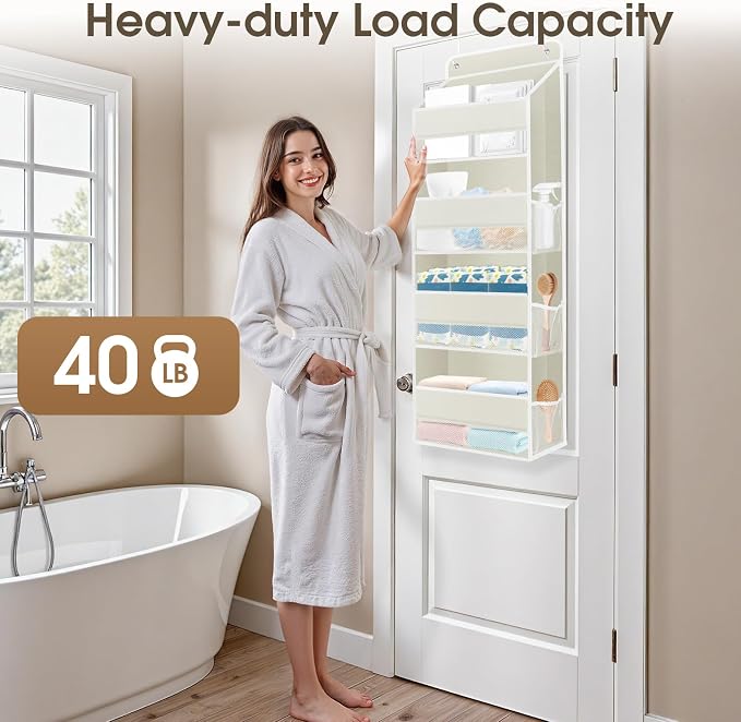 1Pack Over The Door Organizer Large Capacity Hanging Storage Room Organizer - Image 5