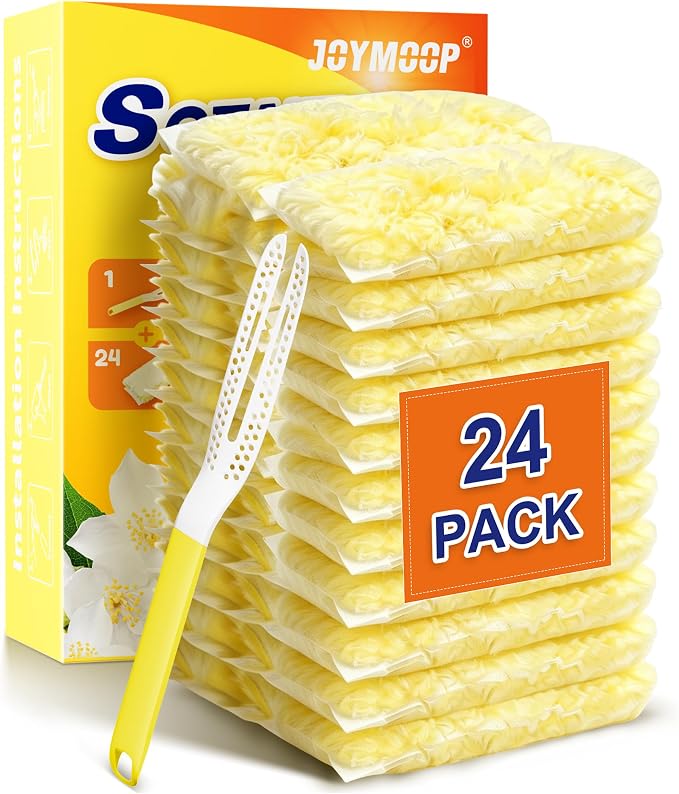 Heavy Duty Duster Refills for Swiffer Duster, Disposable Dusters for Cleaning by JOYMOOP