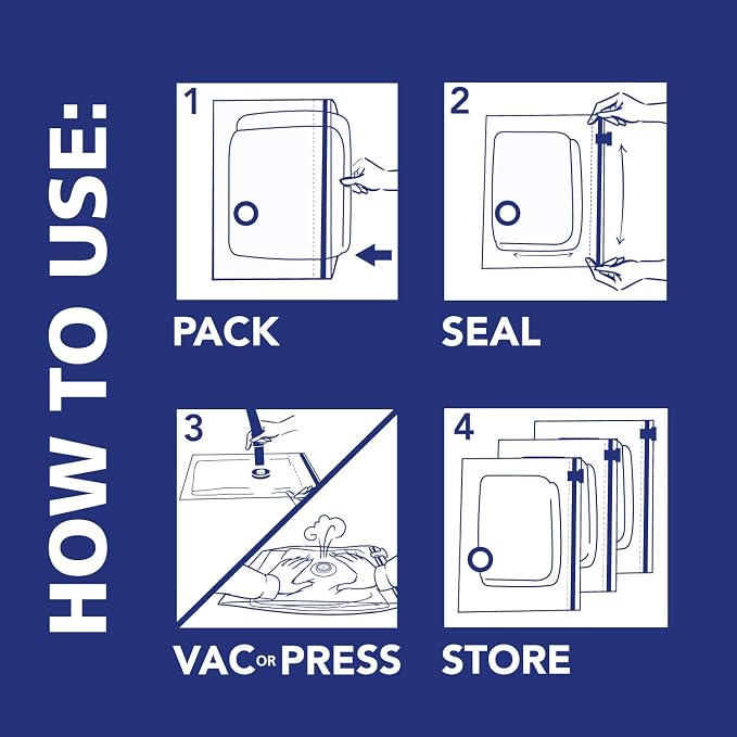 Hefty Shrink-Pak Vacuum Storage Bags - Image 4