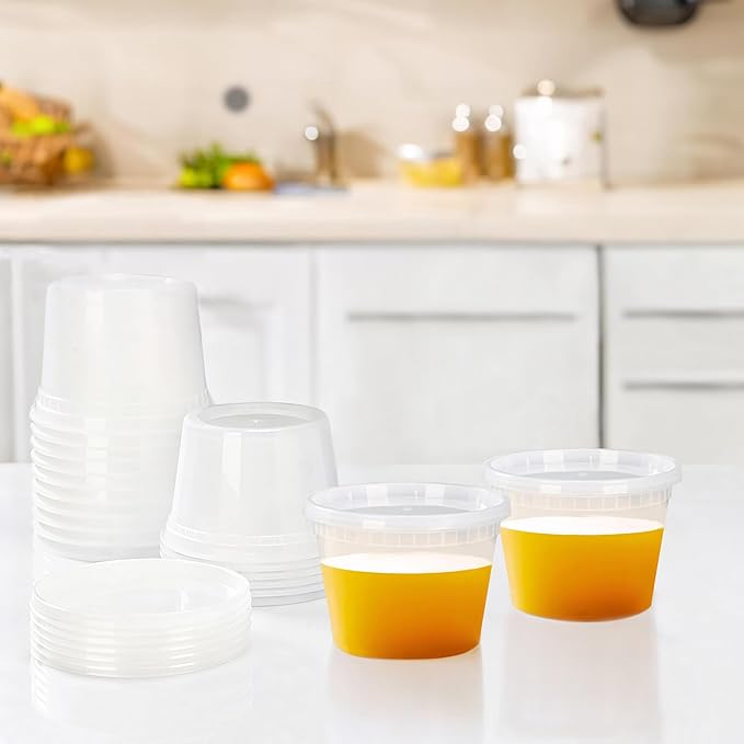 TashiBox [16 oz-36 Sets, Plastic Deli Food Storage Freezer Containers - Image 4