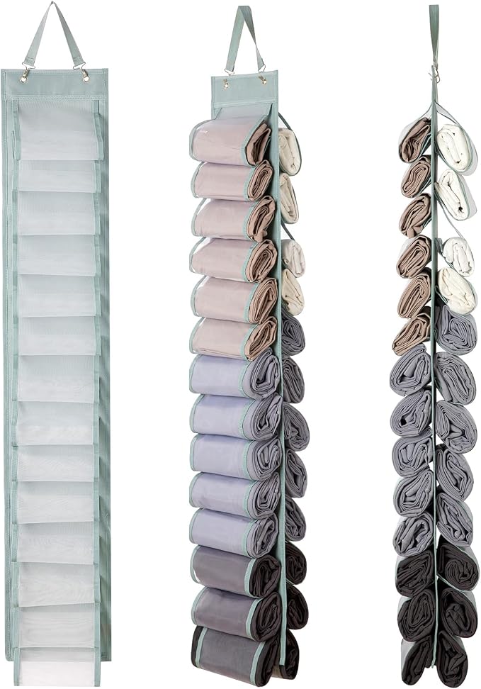 DHSFKBE Legging Organizer Storage, T-Shirt Hanging Closet Hanging Clothes by DHSFKBE