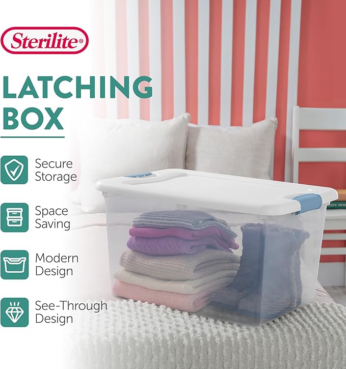 Sterilite Latching Box with Lids - Image 3
