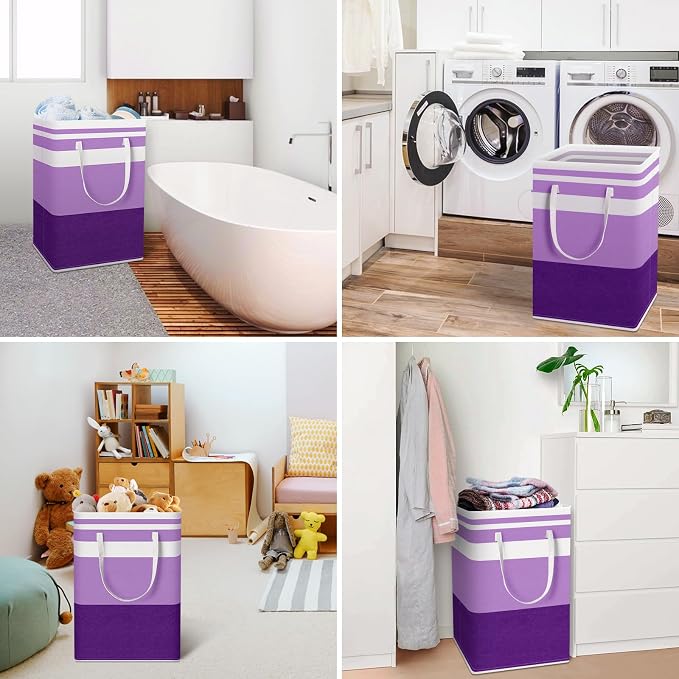 HomeHacks 2 Pack Laundry Baskets, Laundry Hampers Bags | Waterproof, - Image 6