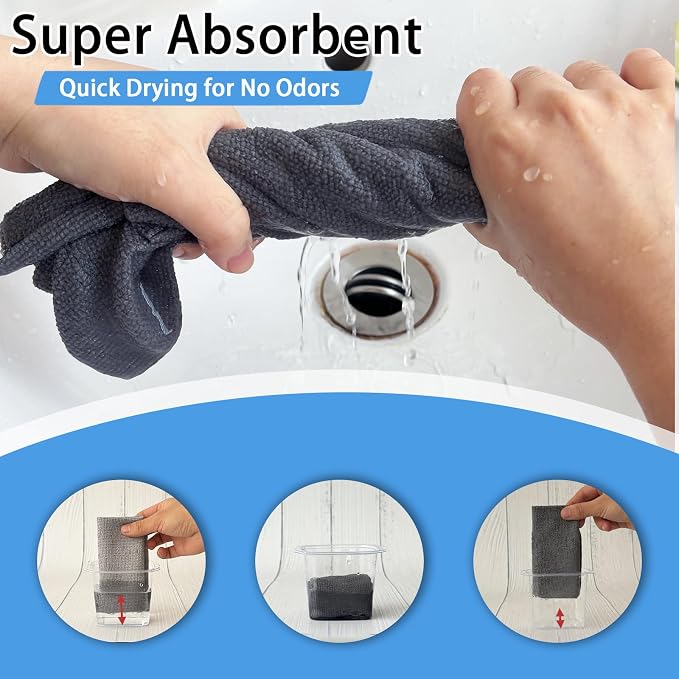 Niurewan 75 Pack Microfiber Cleaning Cloth Roll, Reusable Tear Away Microfiber - Image 3