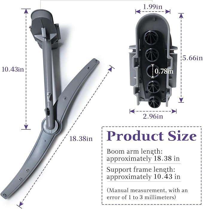 00745856 Dishwasher Upper Spray Arm Assembly Compatible with Bosch,00745856 Spray Arm Replacement 745856 3279216 AP5691325 PS8737036 EAP8737036 ﻿