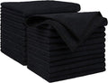 AIDEA Microfiber Cleaning Cloth Black 20PK, Microfiber Towels, 12×12" | Premium by AIDEAHOME