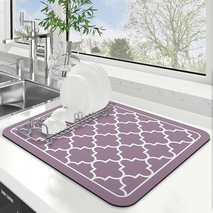 Dish Drying Mat Absorbent Dish Drying Mats by WiseLife