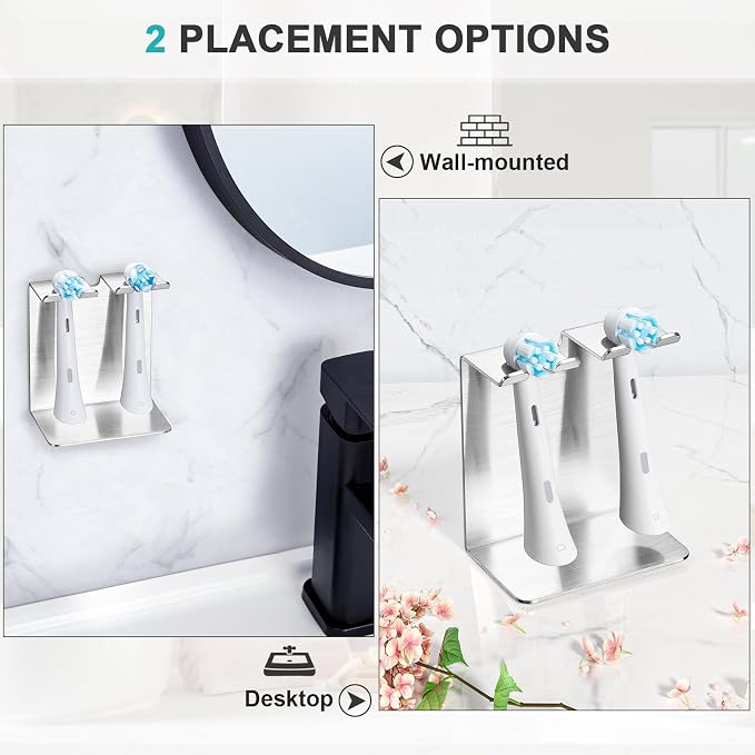 Toothbrush Head Holder for Shower Bathroom, YAYINLI Electric Toothbrush Holders - Image 6