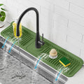 PoYang 24 Inch Faucet Mat for Kitchen Sink Splash Guard, Avocado Green | Sink by PoYang