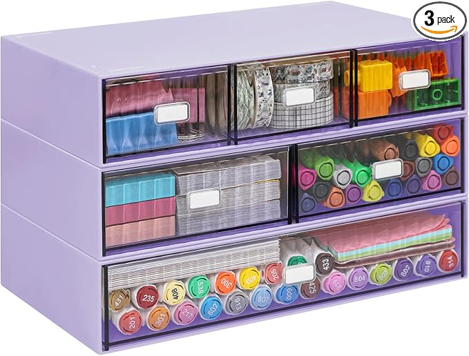 3 Tier Stackable Desk Organizer by YOCOMEY