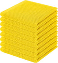 Homaxy 100% Cotton Waffle Weave Kitchen Dish Cloths 8-Pack, Ultra Soft by Homaxy