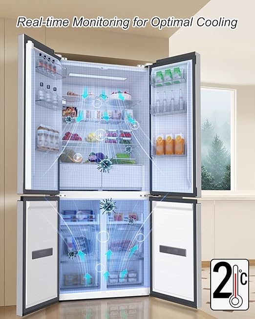 Refrigerator Thermometer Fit for Samsung S25H5111SR RF4287HARS RS261MDBP RF260BEAESR, Refrigerator Temperature Sensor Replace DA32-00024W