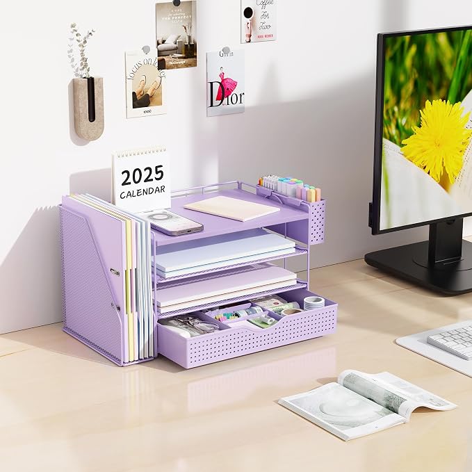 Wood Desk Organizers and Accessories - Image 3