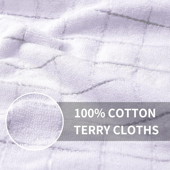 Homaxy 100% Cotton Terry Kitchen Towels, 4 Pack - Image 2