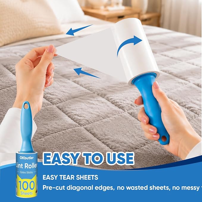 1200 Sheets Lint Roller for Pet Hair, Lint Remover Extra Sticky | Extra Sticky - Image 5