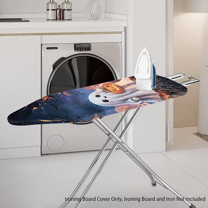 Halloween Cover for Ironing Board 15x54 Inch Ghost Pumpkin Iron Board Cover - Image 2
