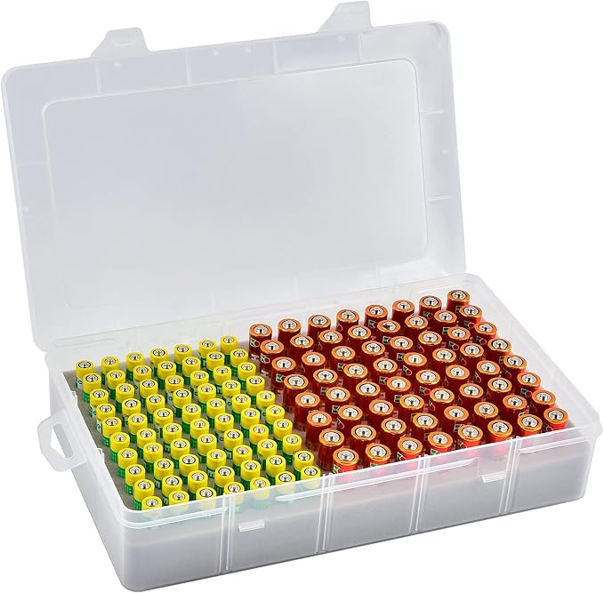 Xuerdon 134-Slot Battery Organizer Storage Case by XUERDON