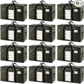 TAILI 12 Pack Green Extra Large Moving Bags, Storage Bag by TAILI