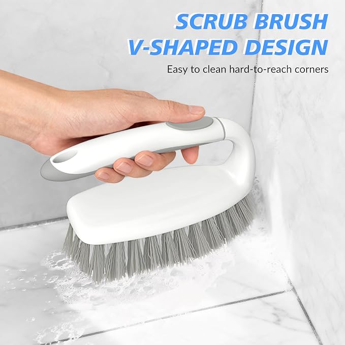 SetSail Heavy Duty Scrub Brush, 2 Pack Cleaning Brush Set - Image 7