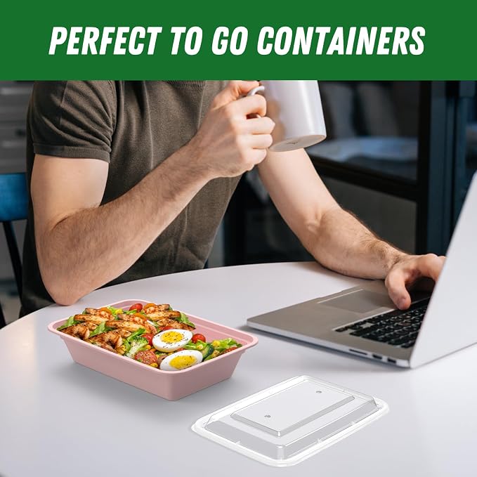 50 Pack 32 oz Meal Prep Containers - Image 7