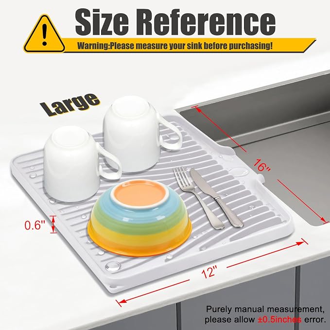 TIKNIK Silicone Dish Drying Mat - Image 2