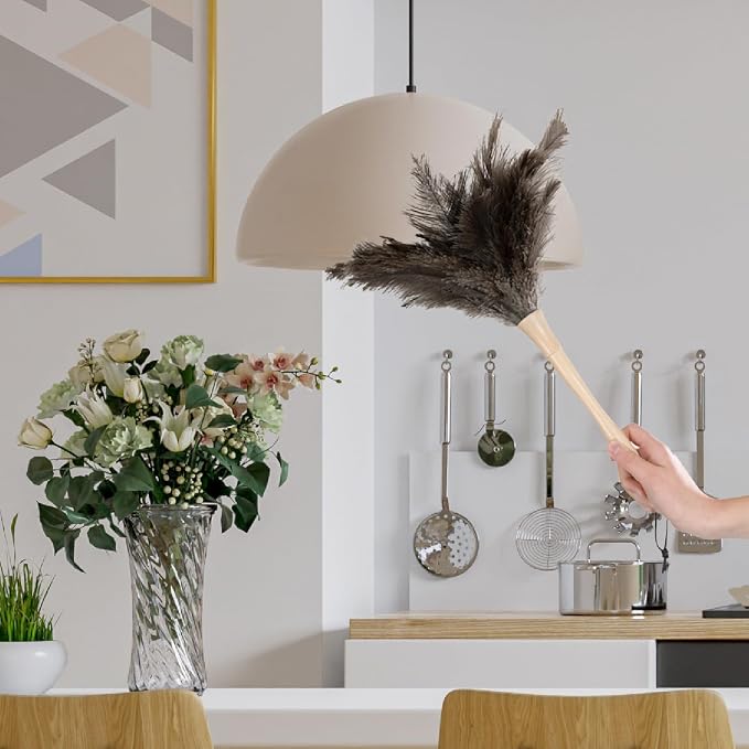 Superio Ostrich Feather Duster Fluffy Dust Remover, - Image 9