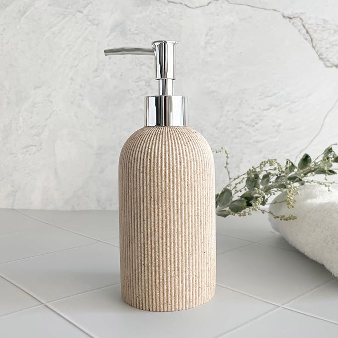 Sand Beige Hand Soap Dispenser - Image 2