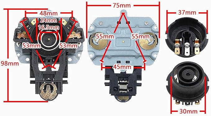 Electric Kettle Thermostat Coupler, Kettle Base Connector with Temperature Control Tip Top Base for Home