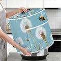 Air Fryer Dust Cover with Top Handle and Storage Bag, Compatible with Rice Cookers, Pressure Cookers, Slow Cookers and Air Fryers, Available in 3-Quart, 6-Quart and 8-Quart Sizes.