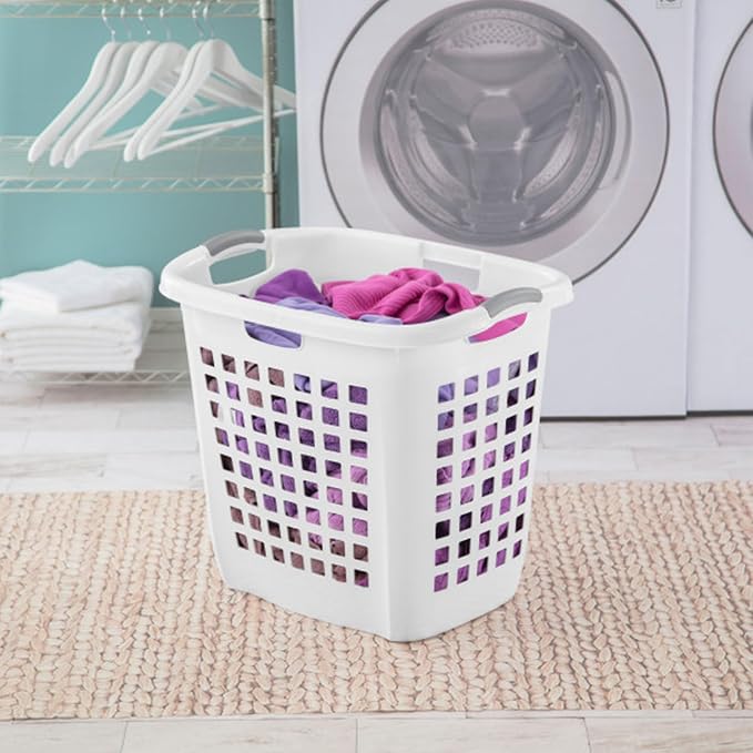Sterilite Ultra Easy Carry Laundry Hamper, Comfort Handles to Easily Carry - Image 4