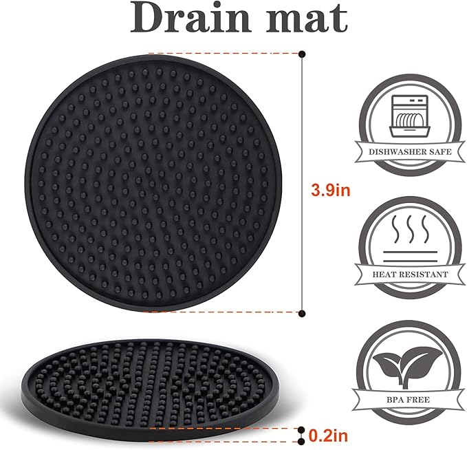Cast Iron Cleaner Scrubber+Tray with Handle, Welded Chainmail Scrubber for Pan Pot Grill Oven Wok Cleaning- Small Ring Chain Scrub Metal Scraper Brush Iron Skillet Steel Wool Scrubber Steel Sponge
