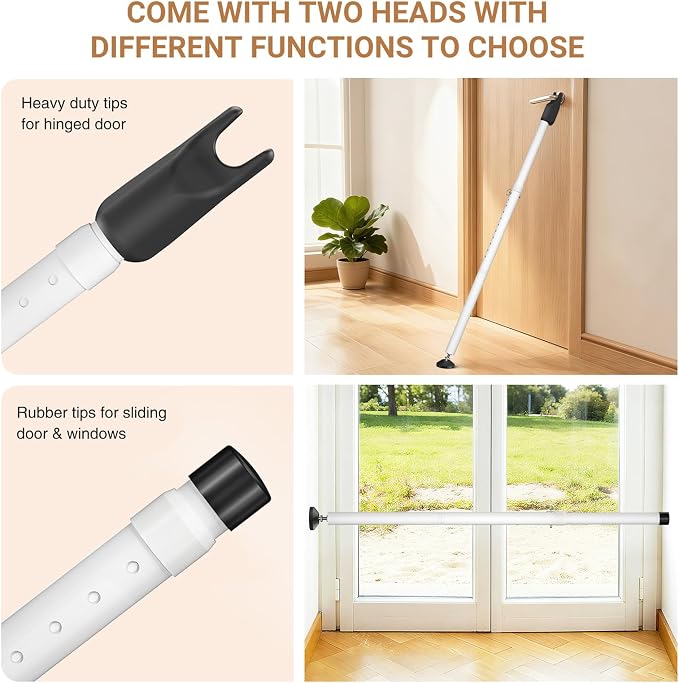 Sliding Glass Door Security Bar, Patio Door Barricade Security Bar, Apartment - Image 2