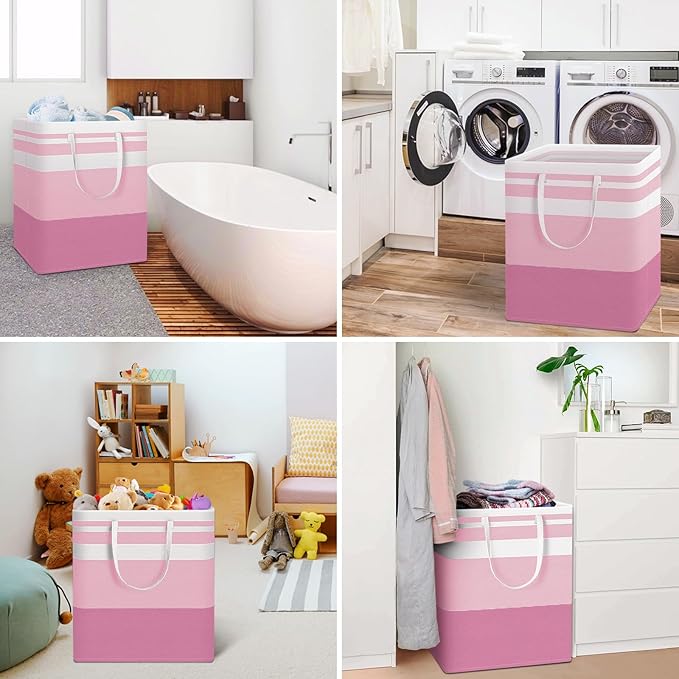 HomeHacks 2 Pack Laundry Baskets, Laundry Hampers Bags | Waterproof, - Image 6