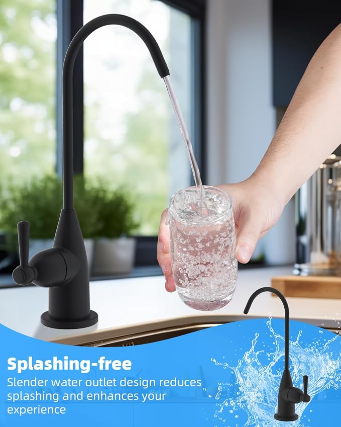Hibbent Drinking Water Faucet for Bar and Kitchen Sink, Stainless Steel Reverse - Image 3