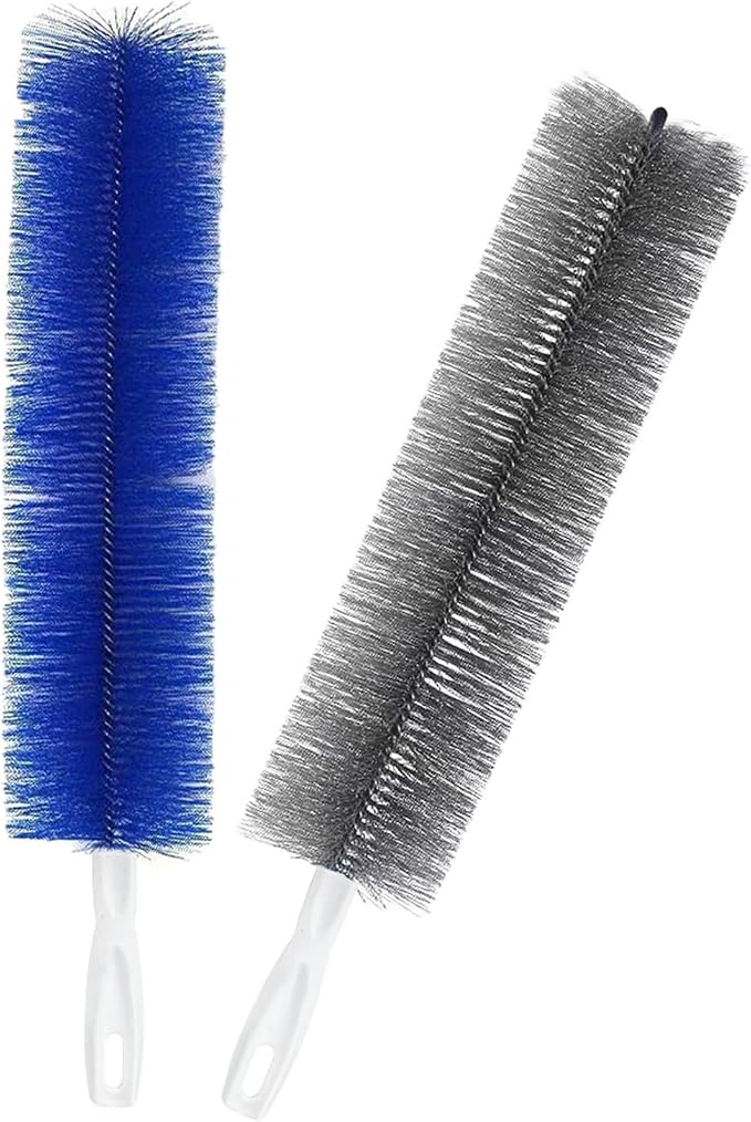 Qancesd 2 Pack Cobweb Dusters, Bendable Fan Cleaning Brush, Flexible Ceiling by Qancesd