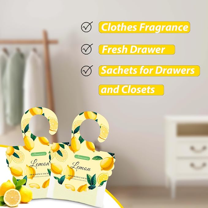 15 Packs Lemon Scented Sachets Bag - Image 4