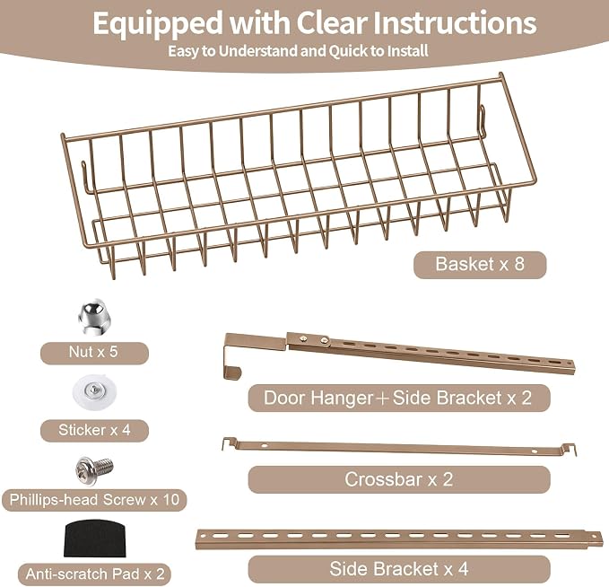 ElegantArray 8-Tier Pantry Door Organizer - Image 8