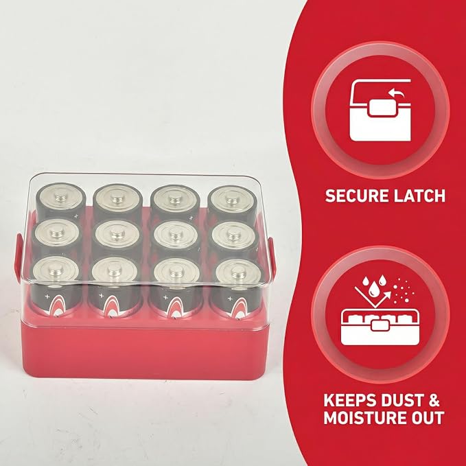 ALCYON Plastic Battery Organizer Storage Case - Image 4