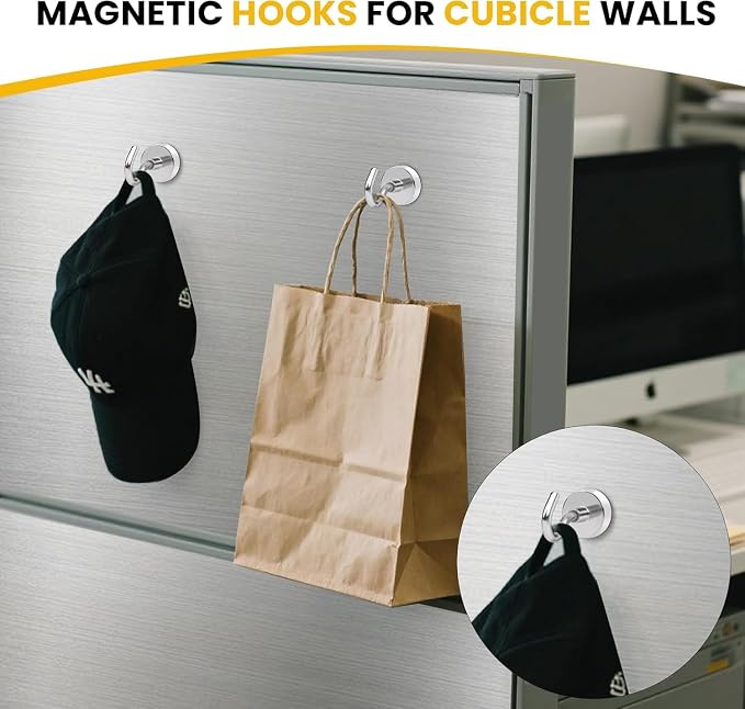 DIYMAG Magnetic Hooks 12pcs 50lbs Cruise Essentials 2026 Magnet Hook - Image 7