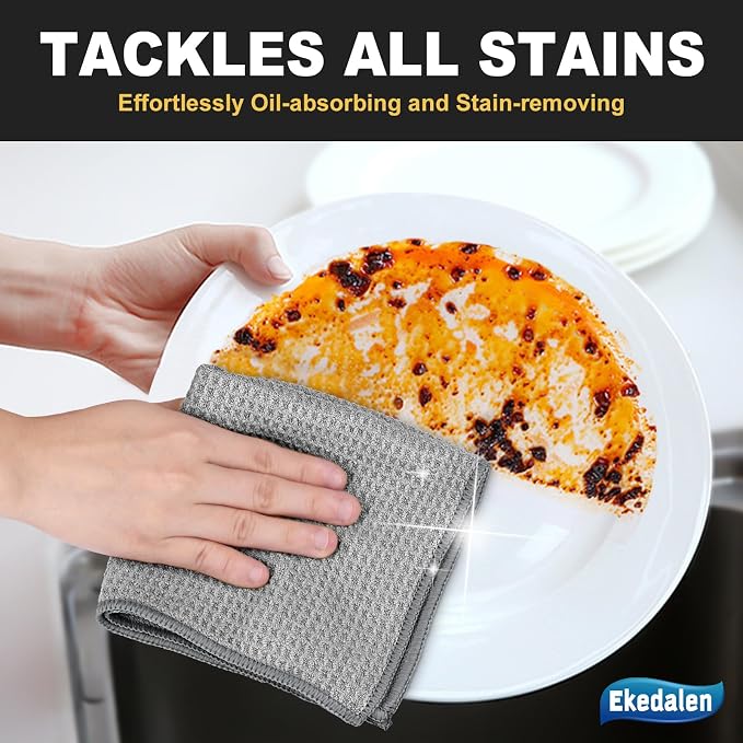 Ekedalen Microfiber Cleaning Cloth Lint Free Glass Polish - Image 7