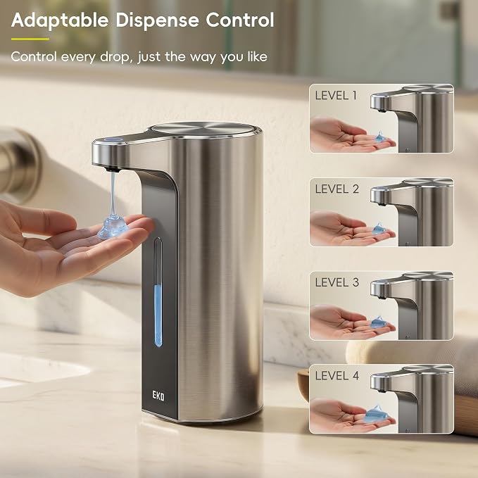 EKO Aroma Pro 13.5 fl oz Touchless Automatic Liquid Soap Dispenser, - Image 4