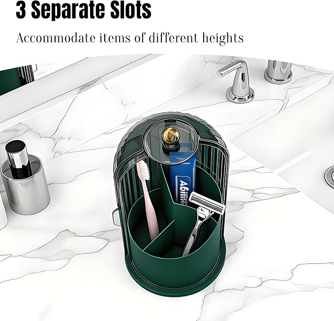 JEESA Dustproof Toothbrush Holder Organizer - Image 5