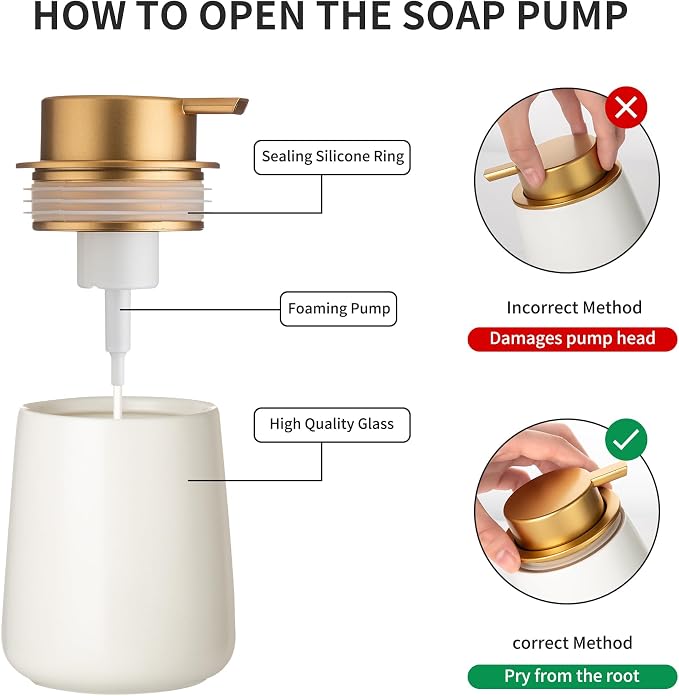 Enra Foaming Soap Dispenser, Vanities and Countertops. - Image 4