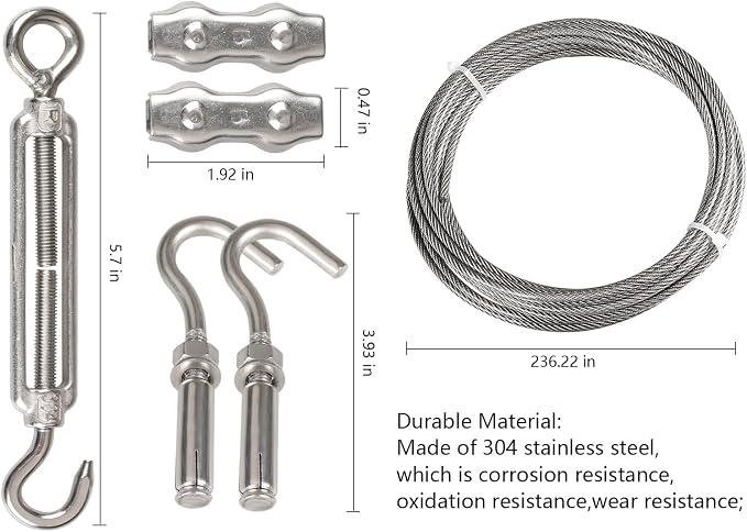 Clotheslines, 20ft Portable Windproof Clothes Rope Line - Image 2