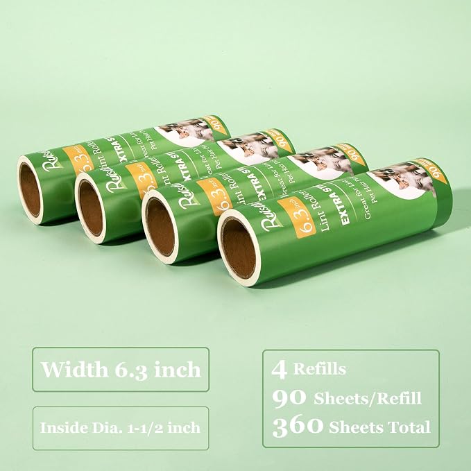 6.3 inch Lint Roller Refills Only - Image 3