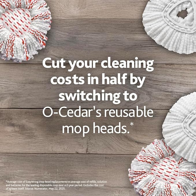 O-Cedar Easywring Microfiber Spin Mop & Bucket Floor Cleaning System - Image 12