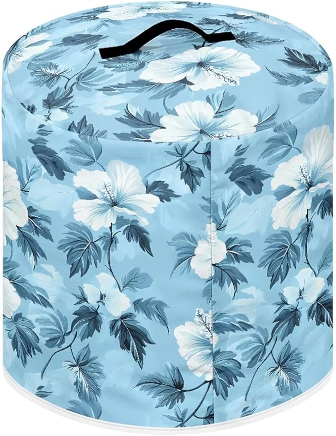 TODIYADDU Elegant Floral Air Fryer Cover Dust Cover Leaves Instant Pots Pressure Cooker Cover Compatible with Most Kitchen Appliances Exquisite Instant Pots Pressure Cooker Accessories Presents