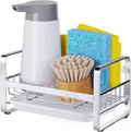HULISEN Kitchen Sponge Holder, 304 Stainless Steel Sink Caddy by HULISEN